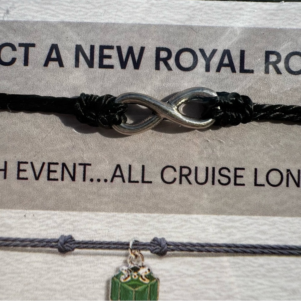 NWT Effy Royal Caribbean Black Infinity Royal Rope Bracelet